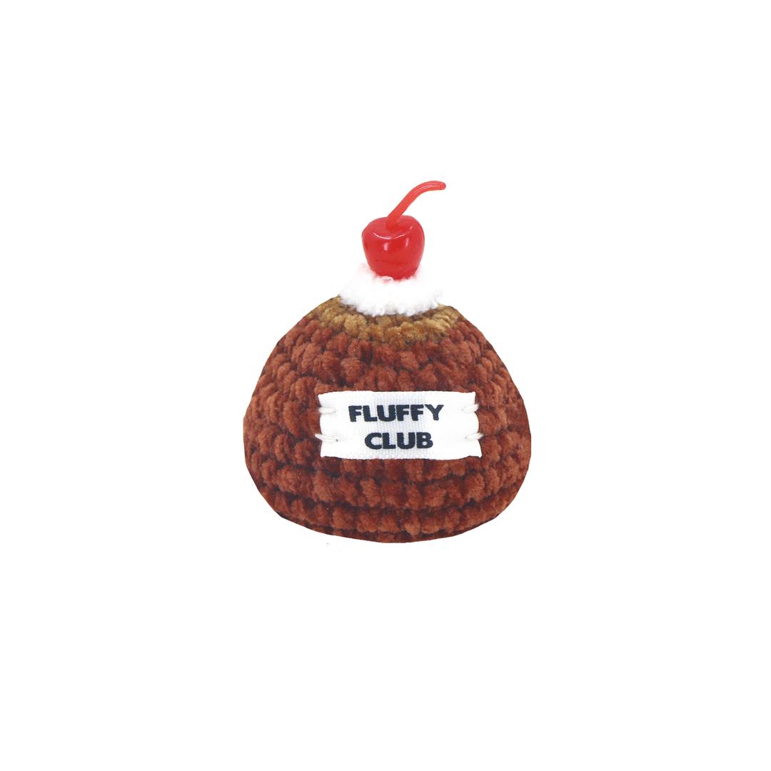 BROWN SWEET PUDDING YELLOW KEYCHAIN