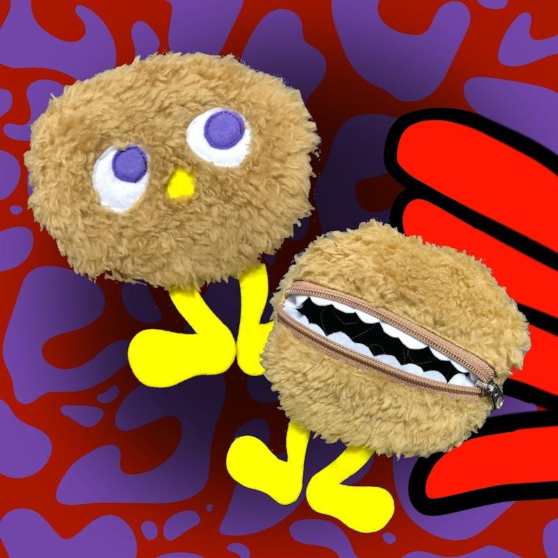 MYROO's Fluffy Earhair Monster wallet