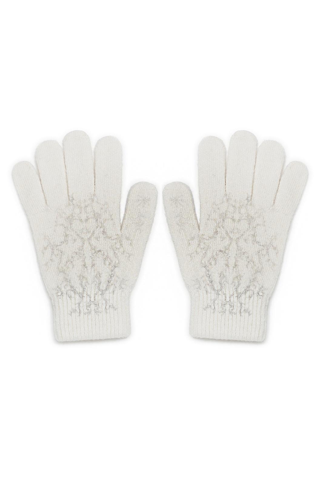Drawing wool gloves (Ivory)