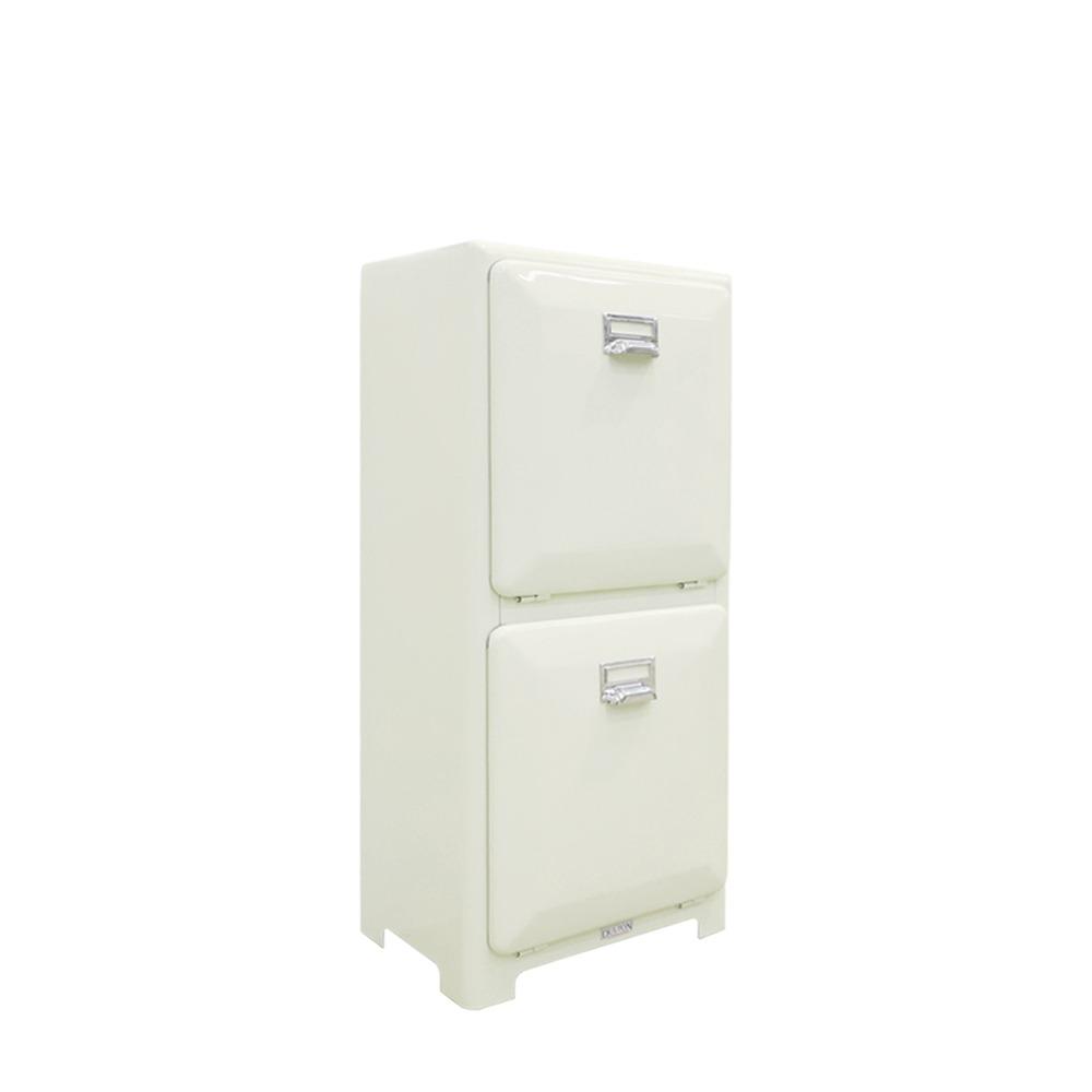 덜튼 2단 분리수거함 아이보리