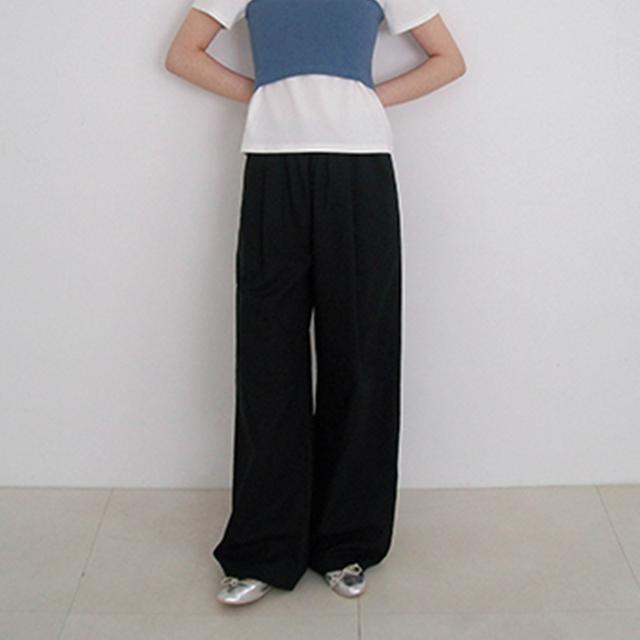 프롬비기닝 [2천장돌파][MADE]ORGANIC 린넨와이드밴딩팬츠 (3color) (바지 휴양지 휴양지룩 와이드팬츠 밴딩팬츠 출근룩 오피스룩 화이트팬츠 팬츠 오버핏)