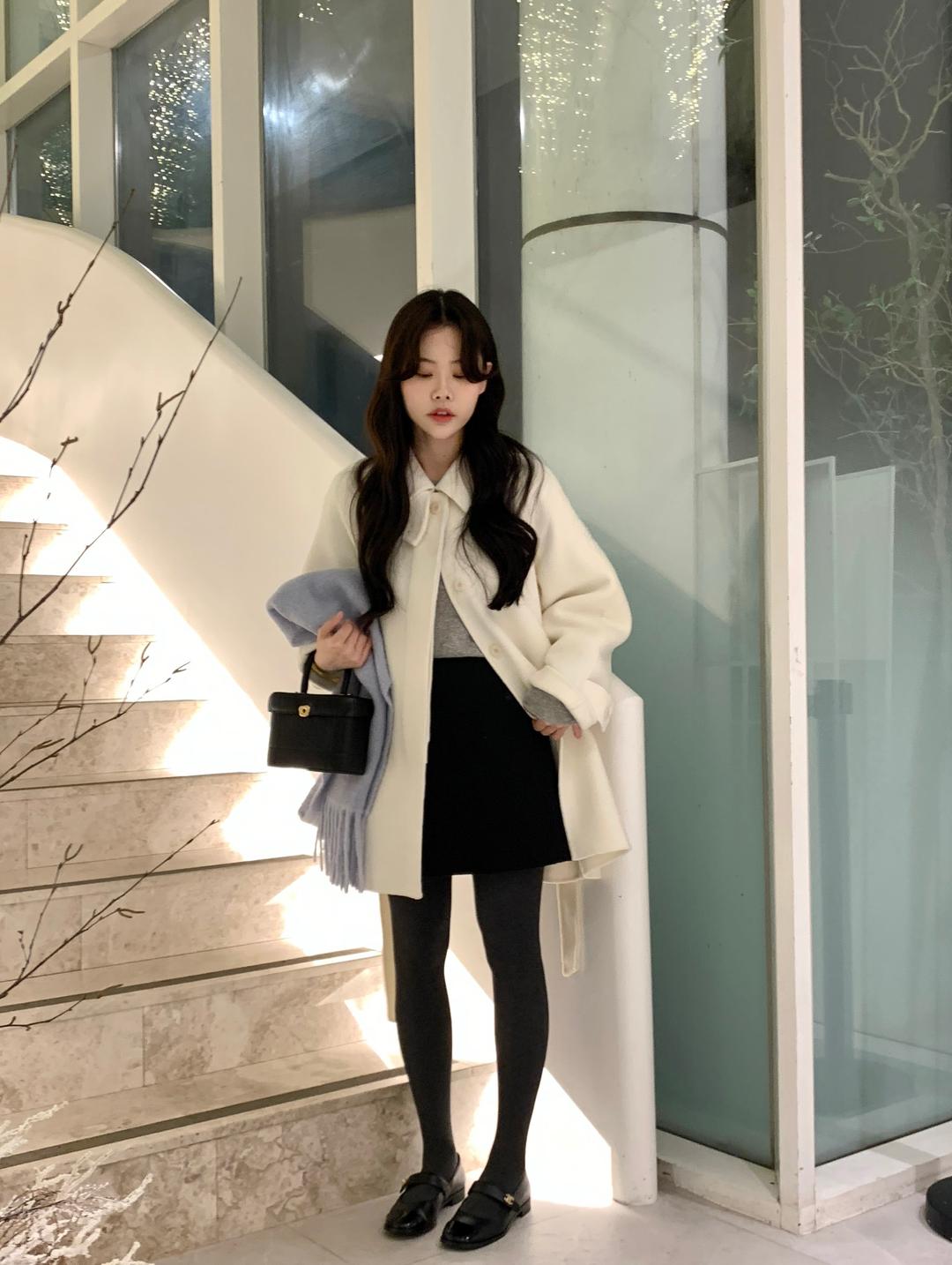 KIND HALF BELT COAT