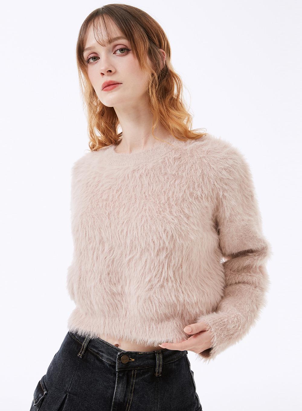 네비 탈리 베이직 앙고라 니트