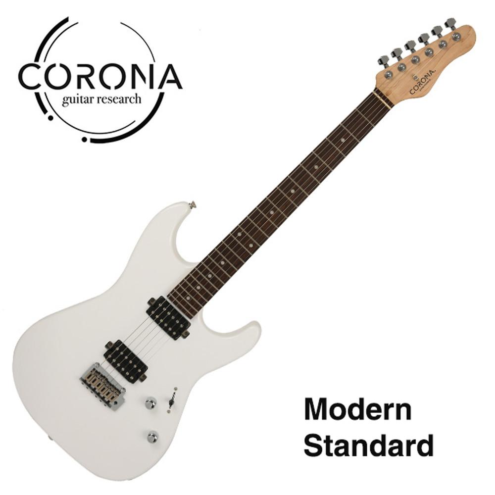 코로나 일렉기타 모던 스탠다드 올림픽화이트 (로럴) 풀패키지