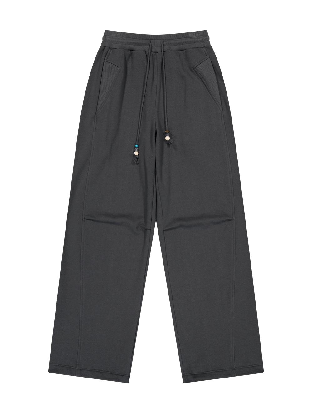 STRING CHARM SWEATPANTS [CHARCOAL]