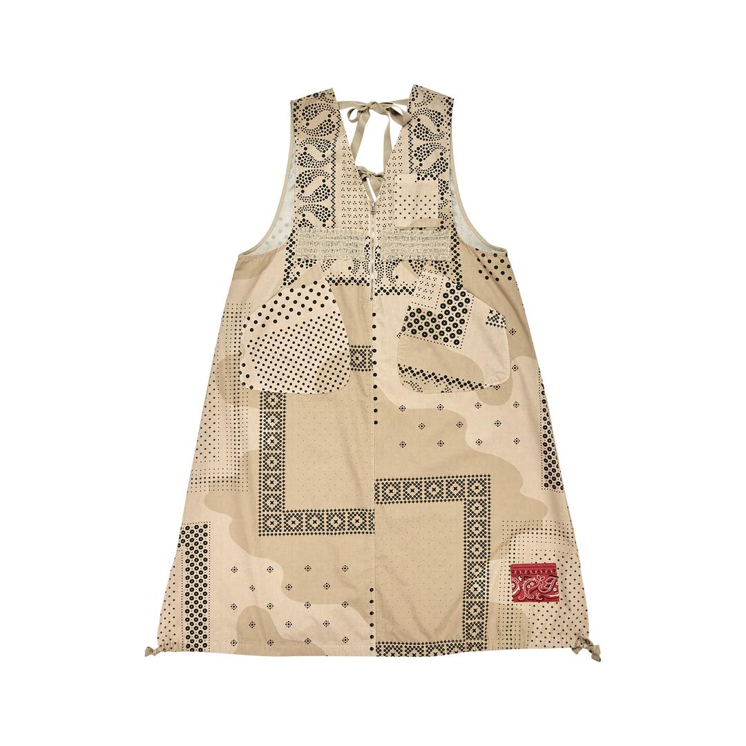 DOT BANDANA TWO TIES LONG VEST-BG