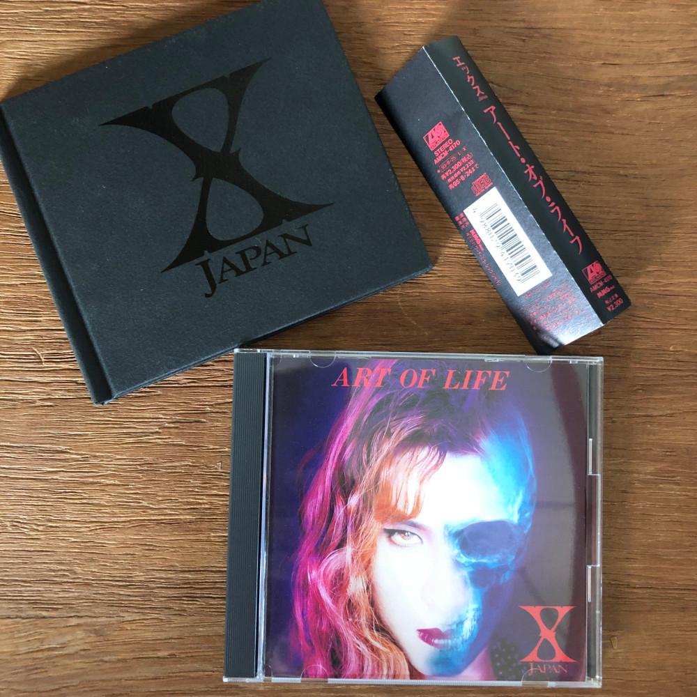[초 희귀 일본 초회 한정반 CD + 화보집 책] X JAPAN ( 엑스 재팬 히데 hide 요시키 ) – Art Of Life [Limited Edition] / 상태 최상