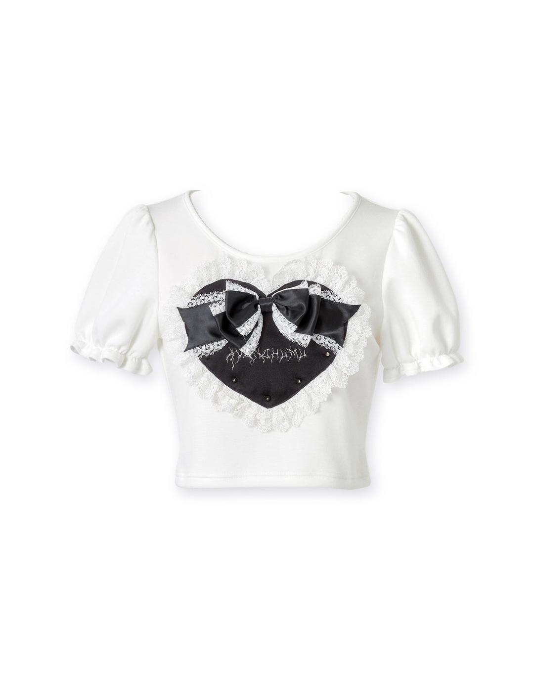 Love heart's cake puff t-shirt