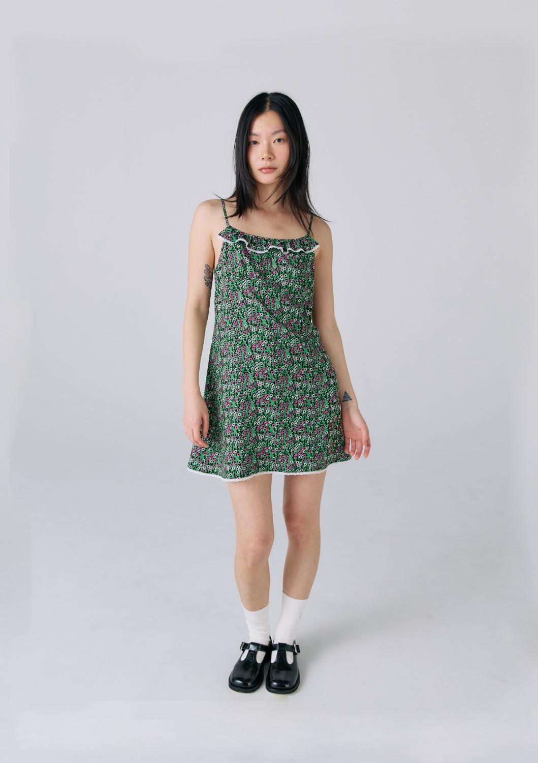 Mused Floral Mini Dress - Pink Floral (Italian)