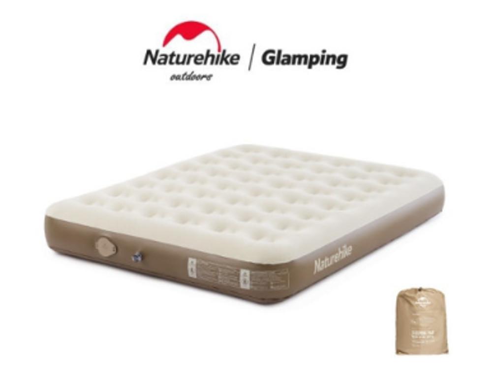 국내 네이처하이크 에어매트 25cm 더블 신형 자충매트 에어침대 NH 펌프 내장형