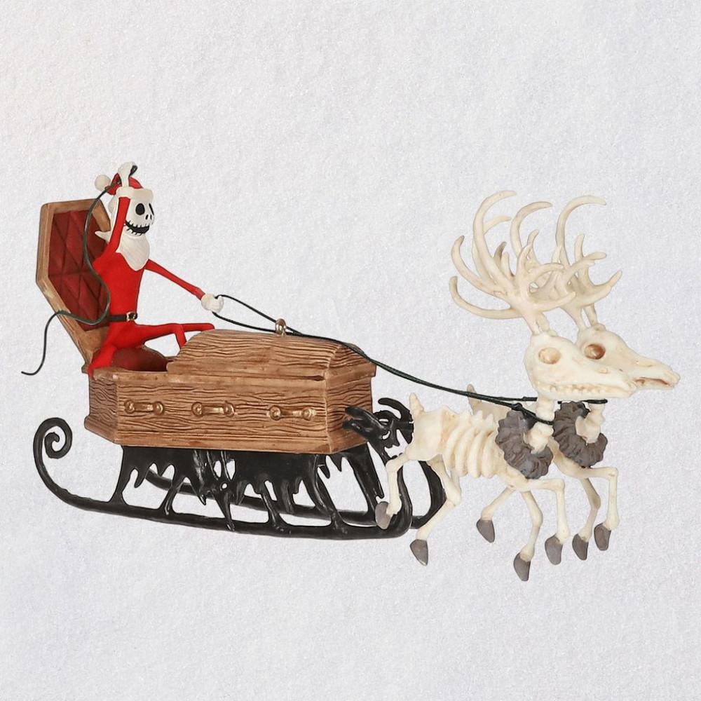 홀마크 디즈니 크리스마스의 악몽  히어 컴 산타 크로스 오너먼트