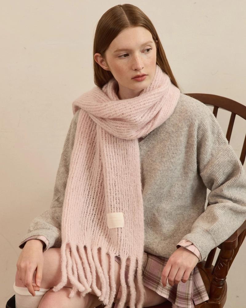 ADAUL - Waffle rege long muffler - 5color