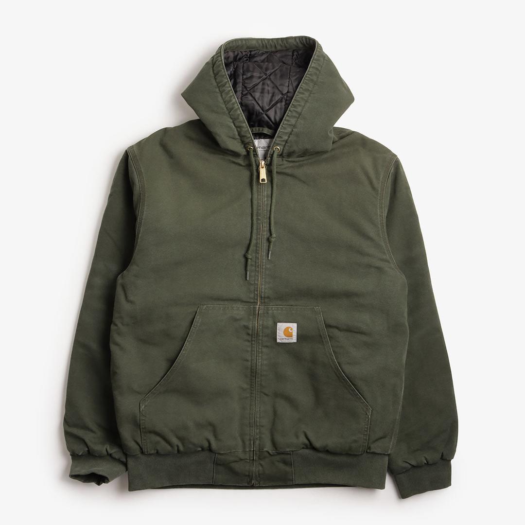 Carhartt WIP OG Active Jacket - M / Green / Olive (Stone Canvas)
