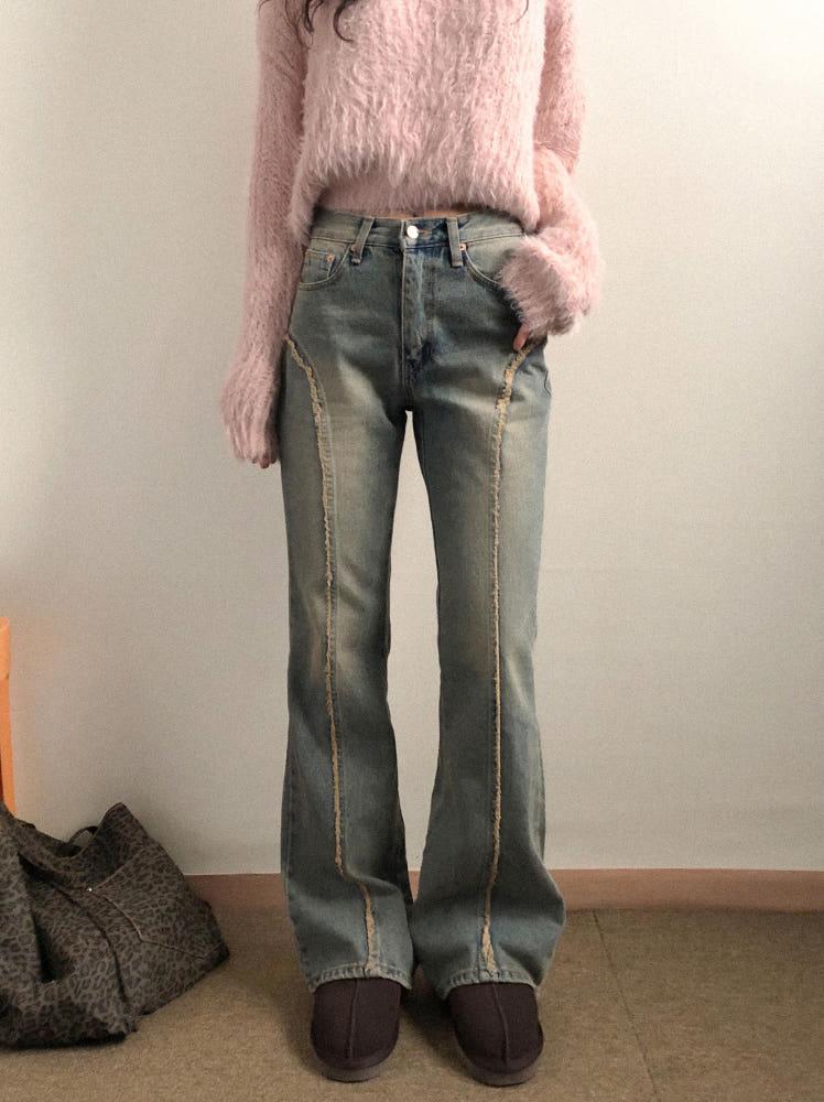 프린지 부츠컷 팬츠 (s,m,l)