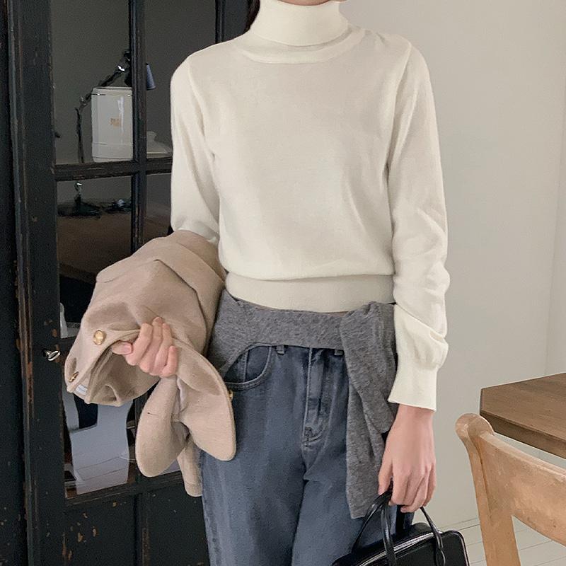 [겨울이너템❄️/데일리룩/사이즈UP][+S,M사이즈]토즌 캐시미어 폴라 니트 - 8 color