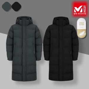 MILLET 아웃도어 남여공용 구스 벤치파카 거위털 롱패딩 다운 점퍼 패딩 ALL
