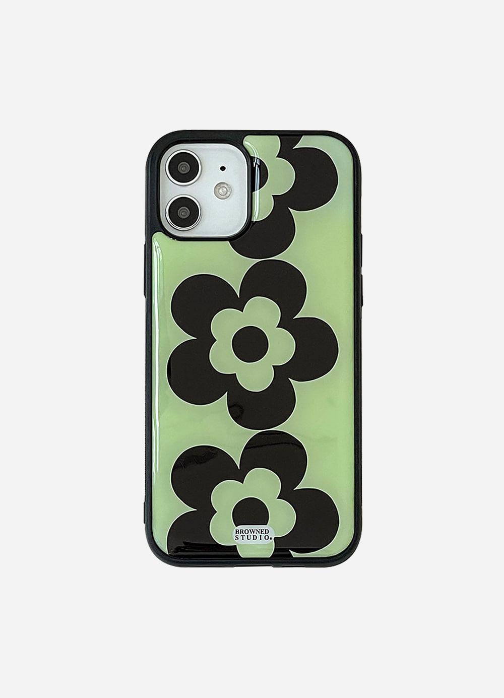 Floral Epoxy Case (green)
