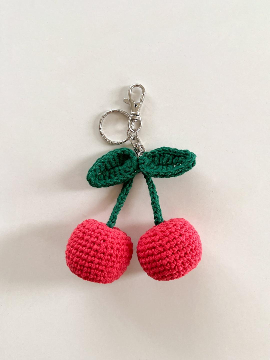 [PDF 도안] 토마토&체리 키링 (동영상)