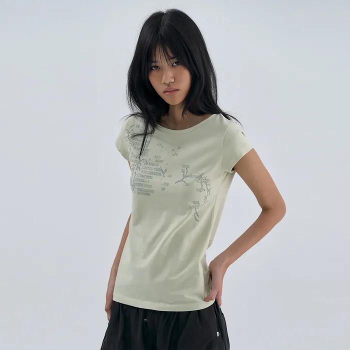 Message Vine Half Sleeve Mint