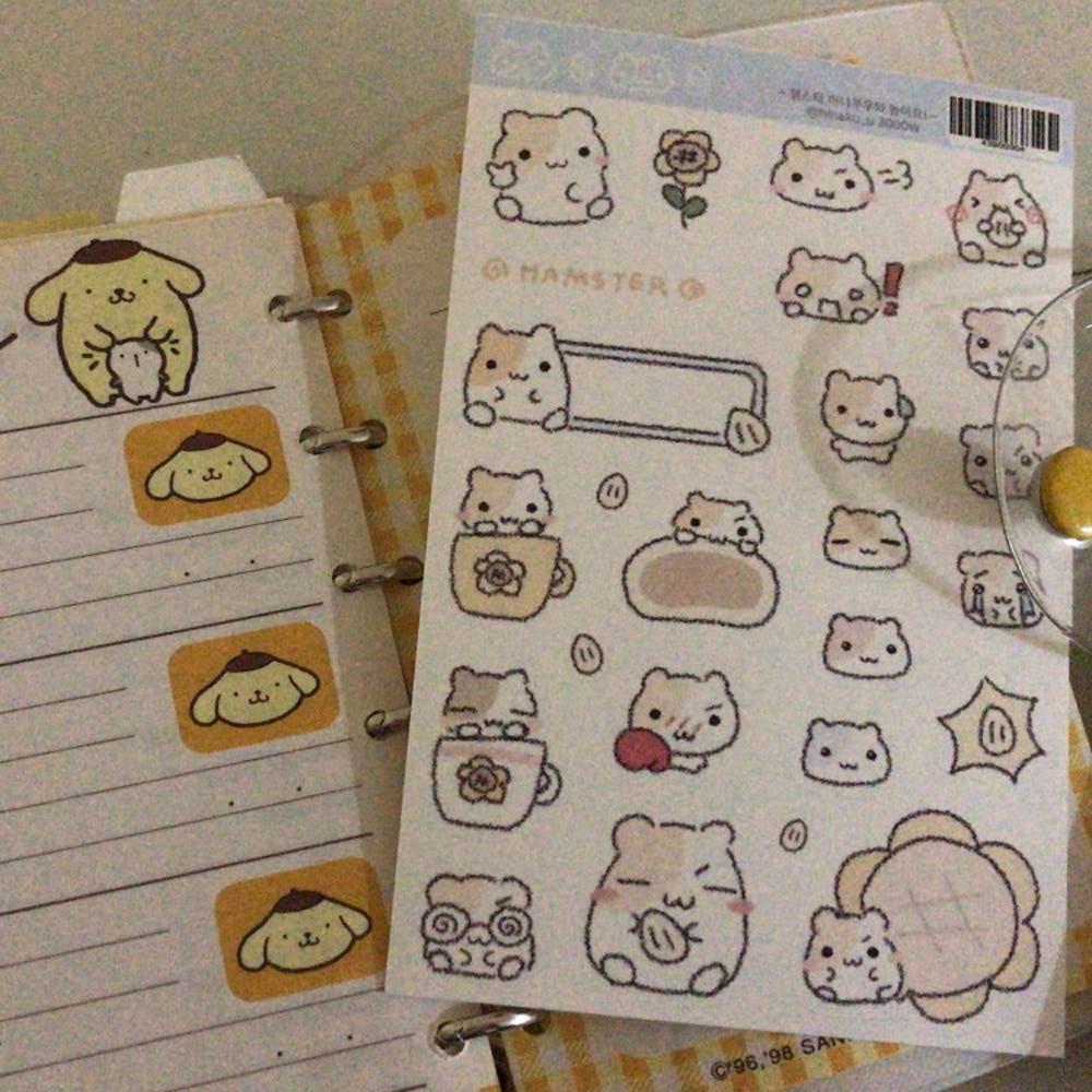 히나쿠우 햄스터 히나쿠우와 놀아요! 스티커