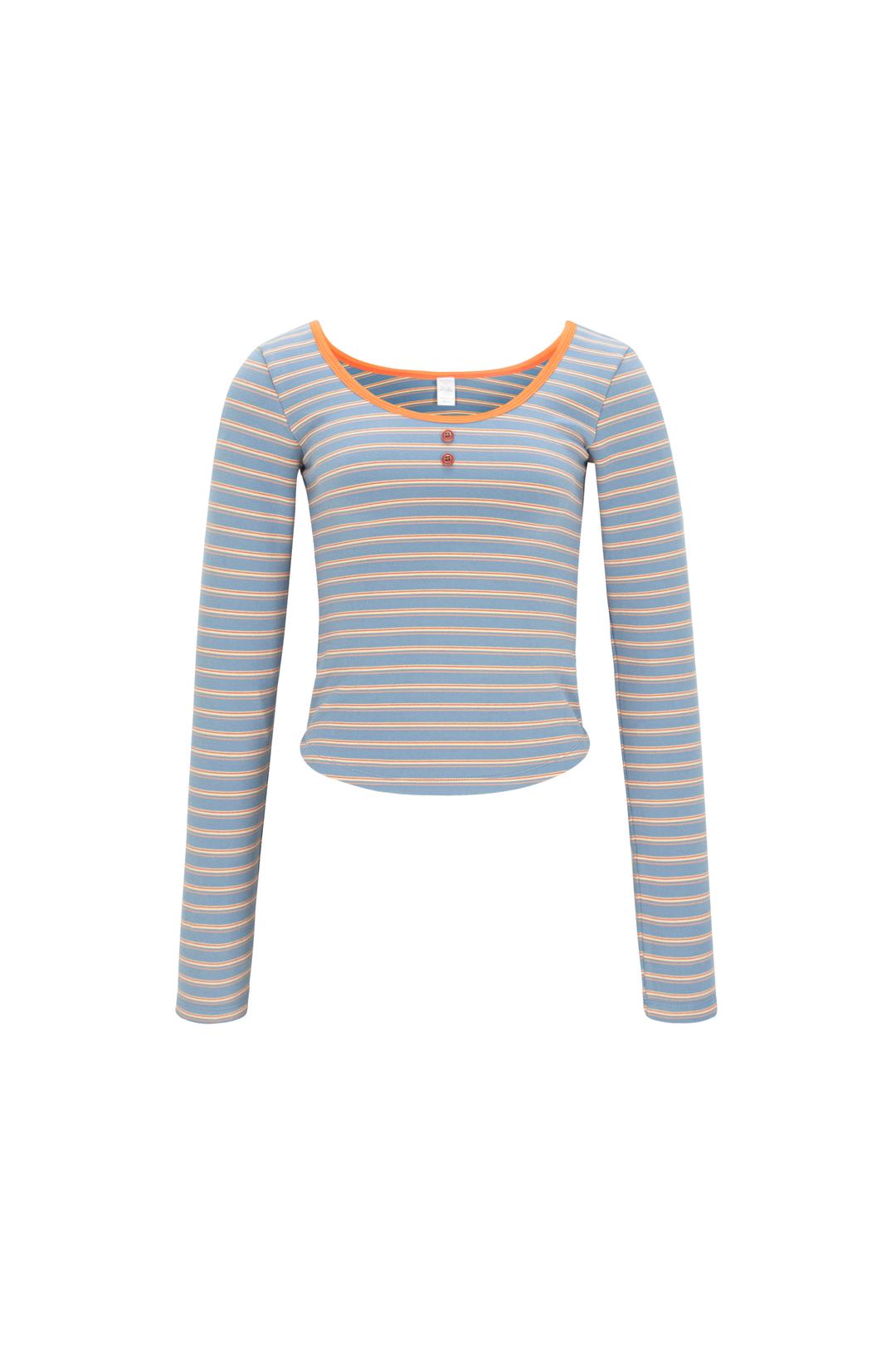 fluffy long sleeve blue