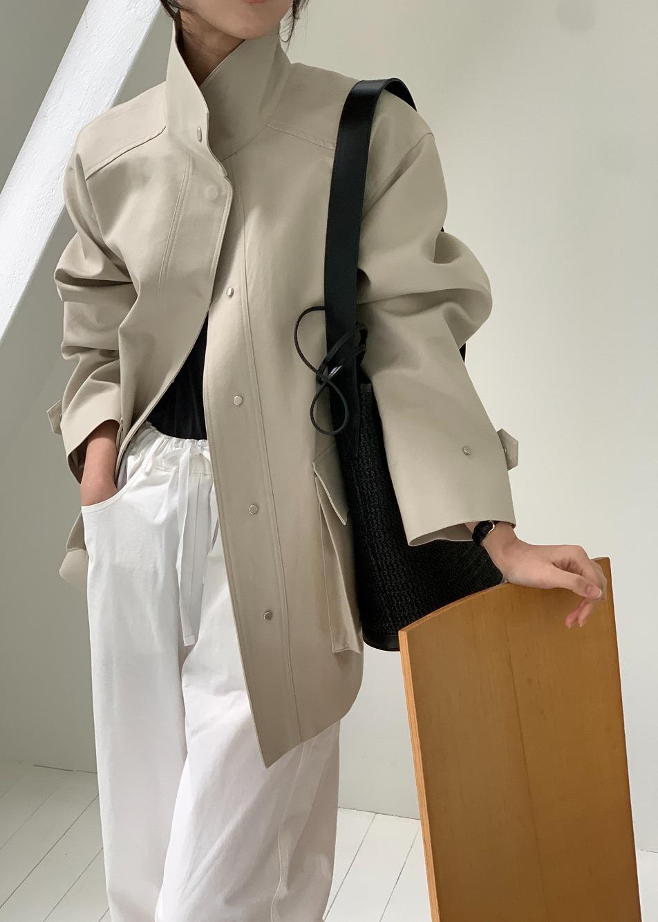 볼드 하이넥 트렌치 JP