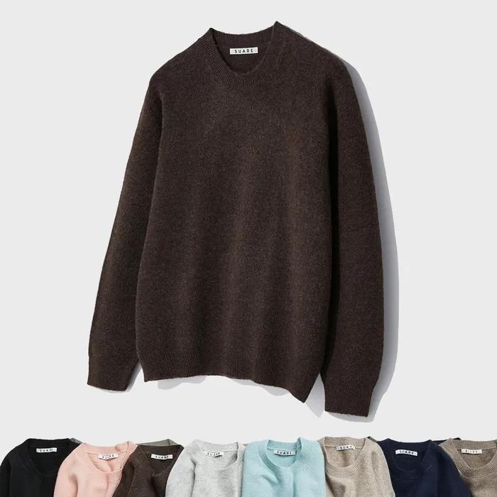 [리뉴얼] 데일리 라운드 니트 - 12 COLOR