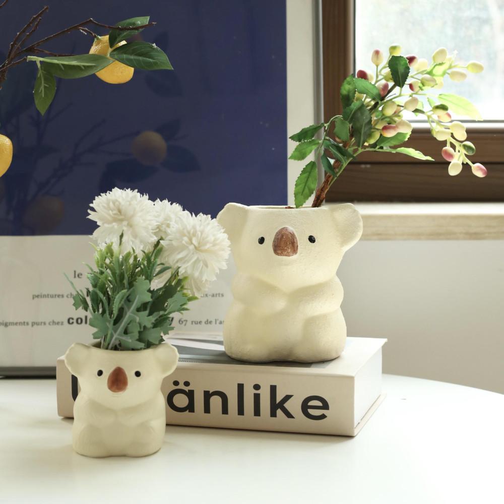 코알라화분 가벼운 물구멍없는 화분