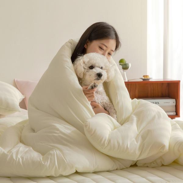 리프레시 항균 소취 콜라겐 옥수수솜 사계절 차렵이불