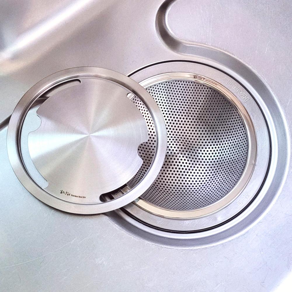 꾀람쥐 배수구망 싱크대 거름망 씽크대 싱크대 배수구 거름망 커버 덮개 스텐 304
