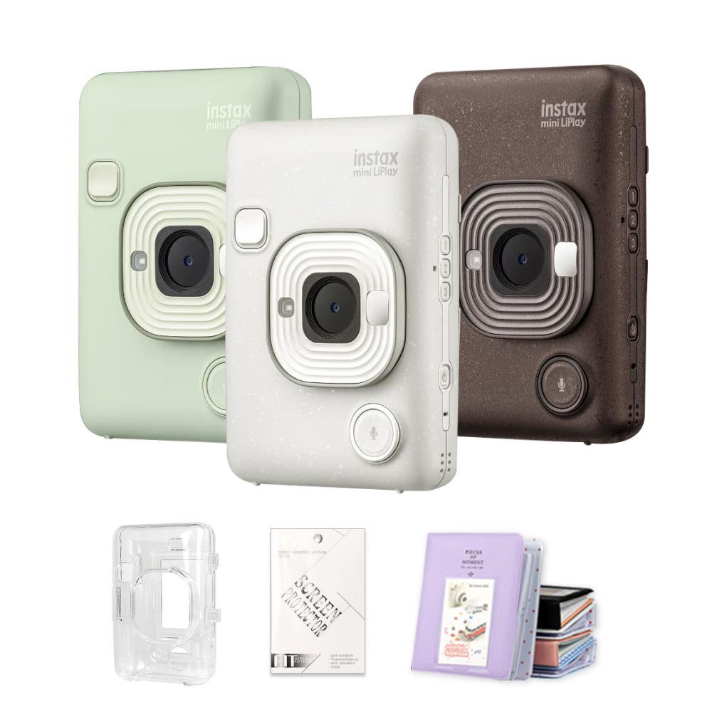 [리뉴얼 C타입] 인스탁스 미니 리플레이 하이브리드 카메라+투명케이스+선물SET
