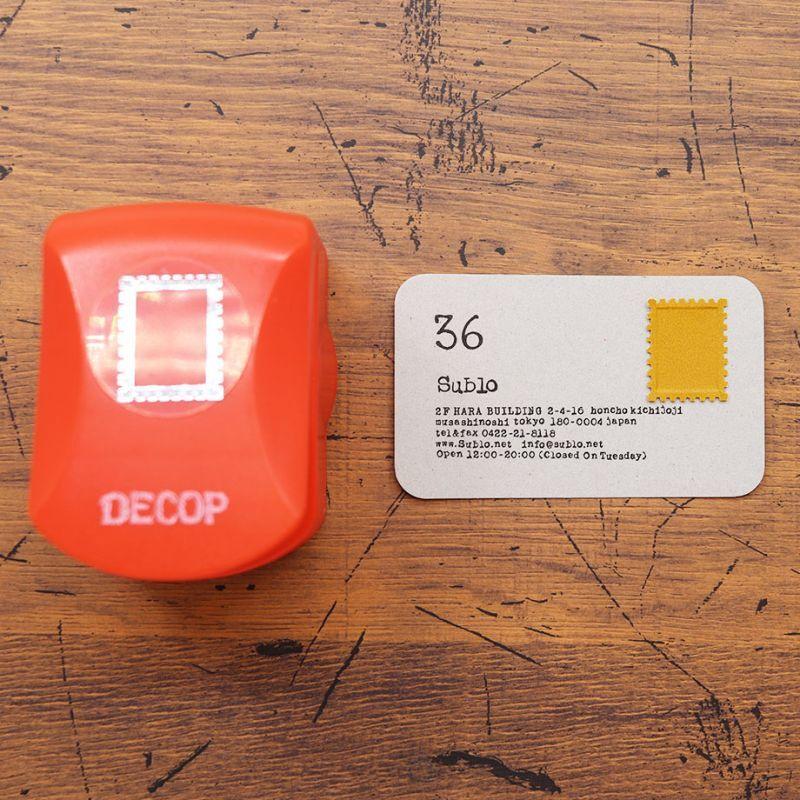 デコレーション エンボスパンチ  切手