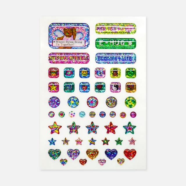 Glitter Epoxy Sticker_Icons