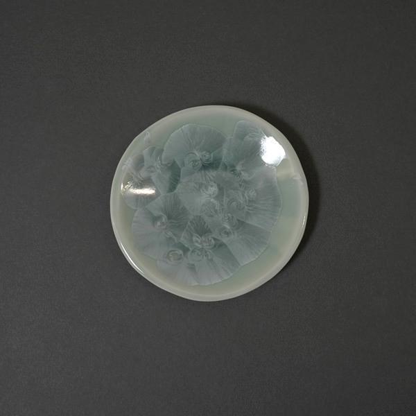 초록빛 눈꽃 작은접시