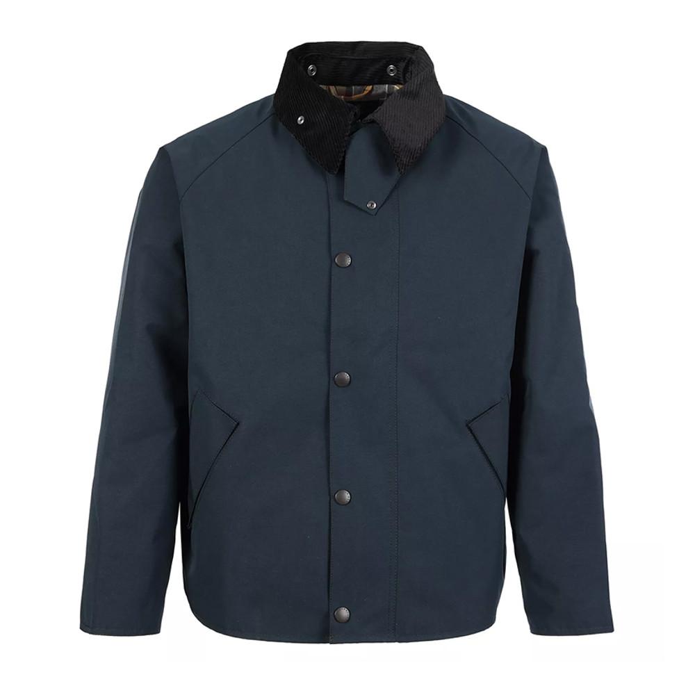 바버 BEAMS 2layer 트랜스포트 논왁스 자켓