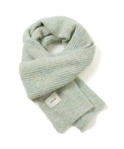 소프트 울(WOOL) 볼드 머플러_민트