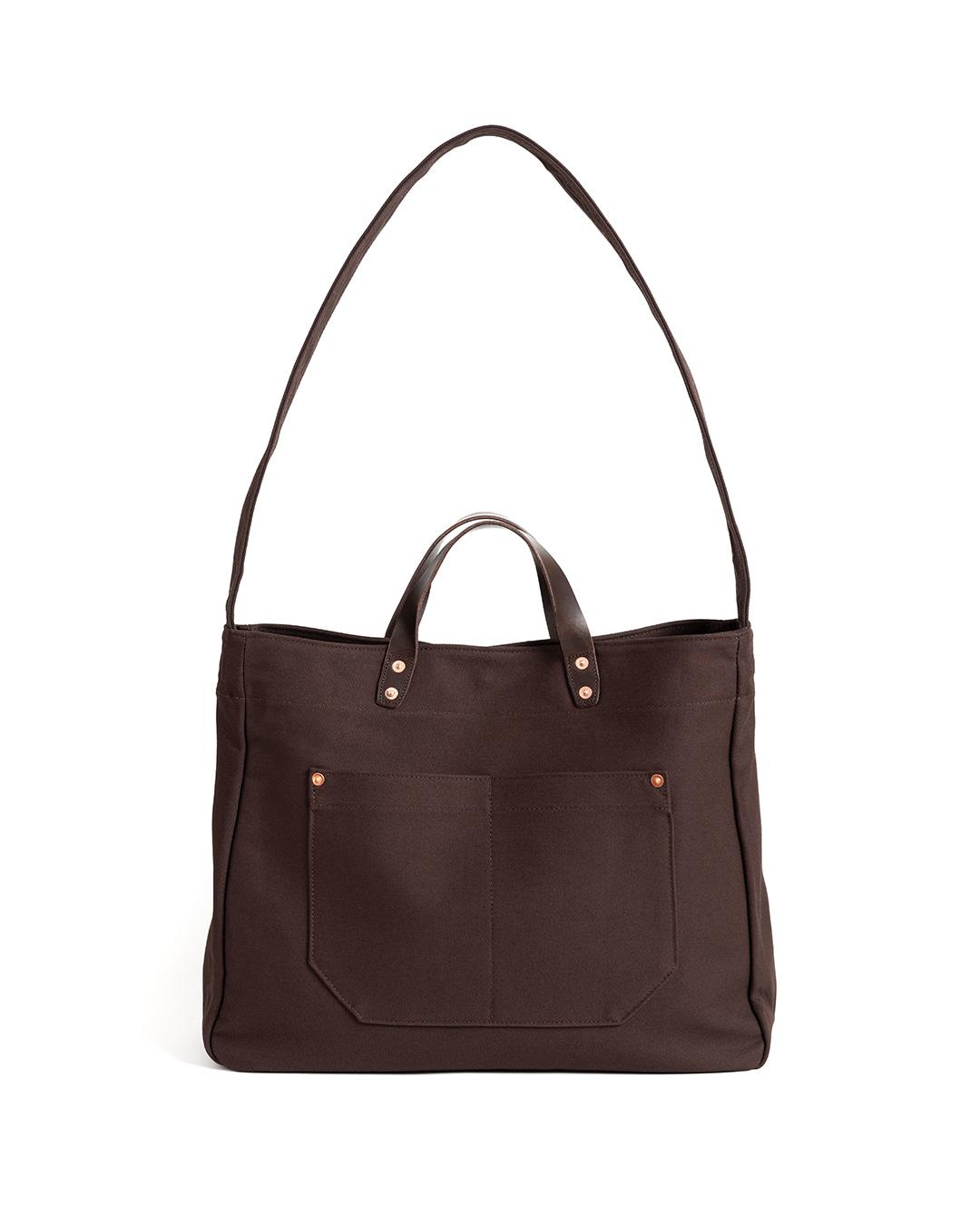 W24 TWO-WAY BAG (dark brown)