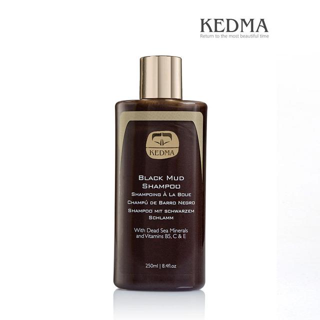 케드마 사해 블랙 머드 샴푸 (KEDMA Dead-Sea Black Mud Shampoo) 250ml