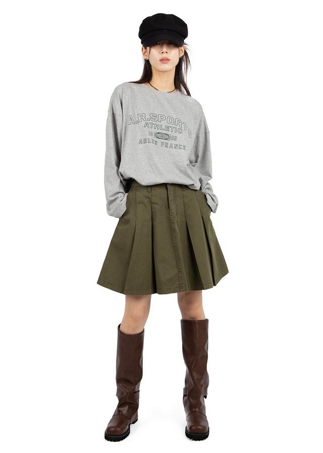 REETS CHINO PINTUCK SKIRT