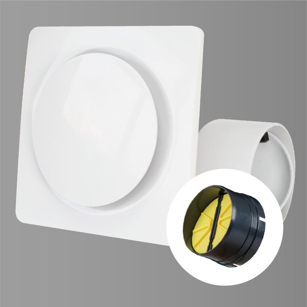 화장실 욕실 환풍기 트랩 소리 교체 담배 냄새 차단 역류방지 댐퍼 KV-100D 설치