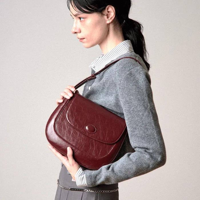 모네 3way 숄더백_Burgundy