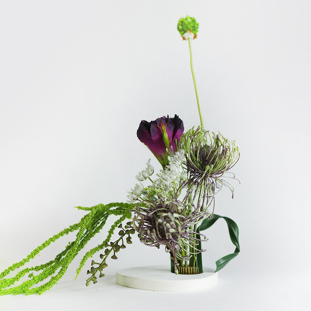 [타임리스 플라워 꽃꽂이 키트] Ombrer Mauve bloom