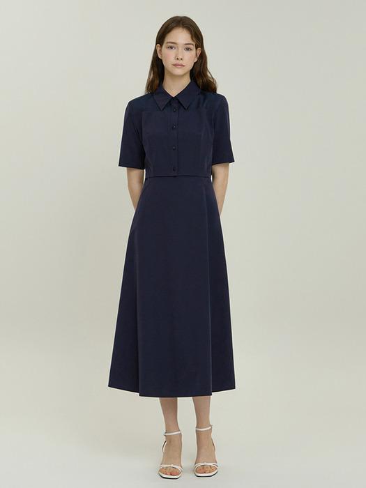 잇미샤 투피스 반팔 셔츠 원피스 ITP7YOP750 (2COLOR)