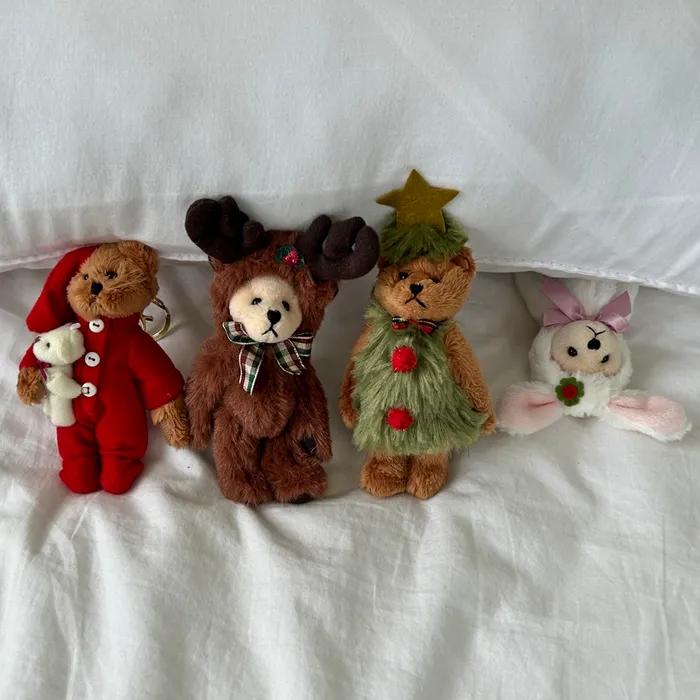 [선발매] 프로즌 크리스마스 키링 6type 귀여운 열쇠고리 인형 오너먼트