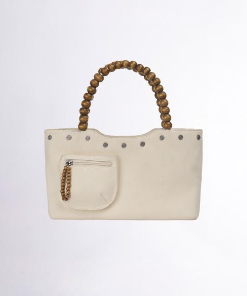 Zen Wood Beads Bag Raw