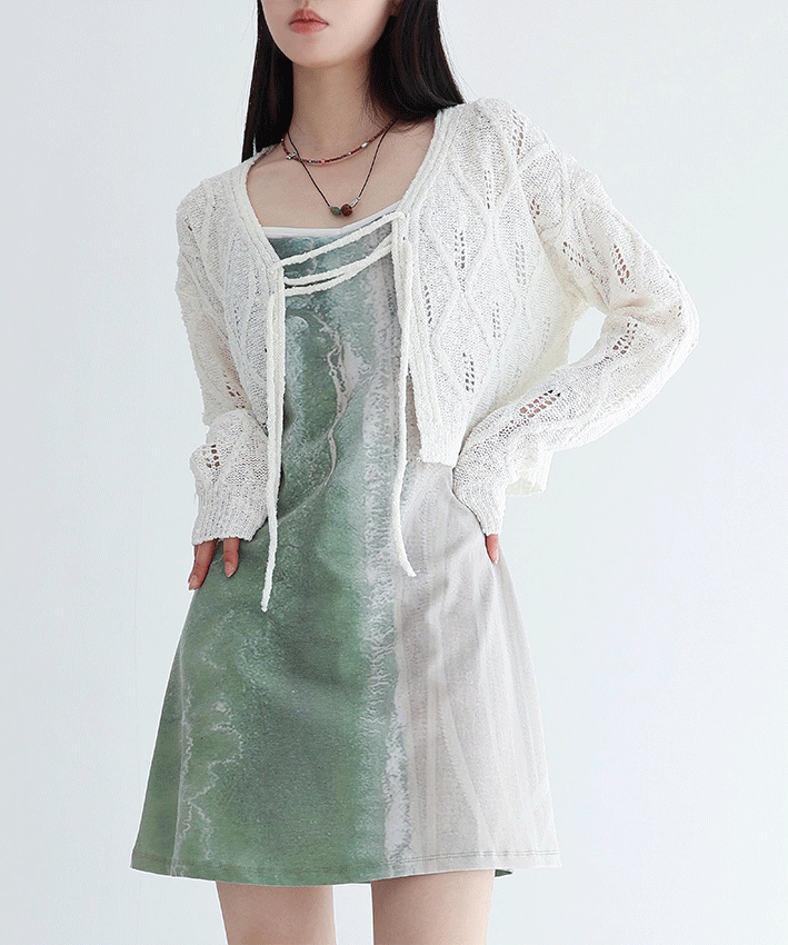 클레어 프린팅 원피스 2color