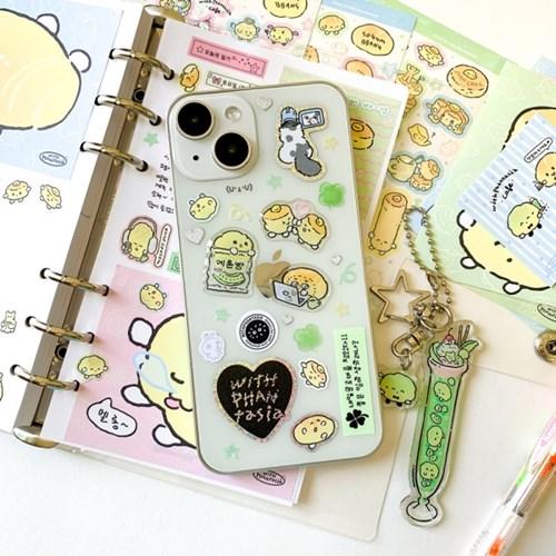 [윝판타] 오늘도 즐거운 빵 빵 빠-앙 스티커 SET