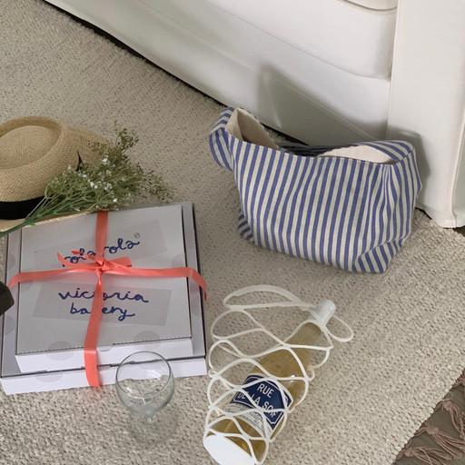 👒썸머 스트라이프 숄더백(2size) + 바닥판 증정