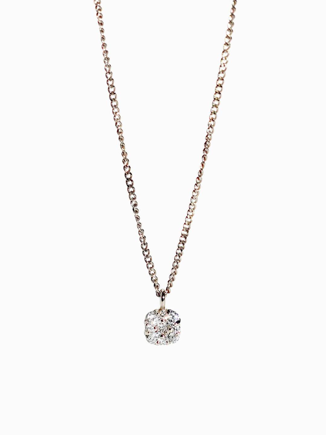 에센셜 랩 다이아몬드 목걸이