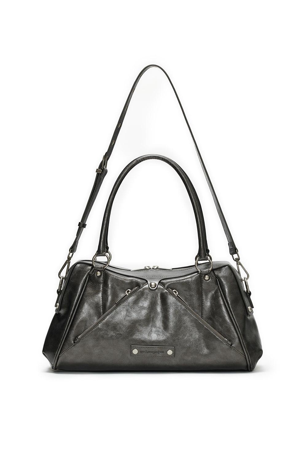 FAUX LEATHER M.O.S BAG, METAL